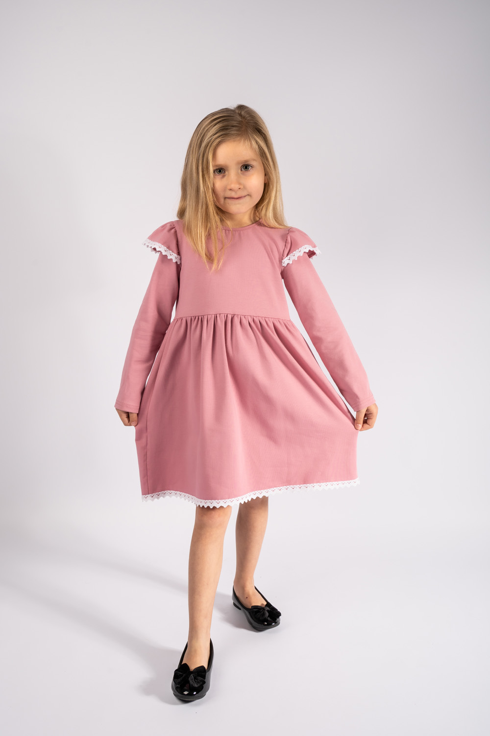 GABI - sukienka z koronką kolor Róż