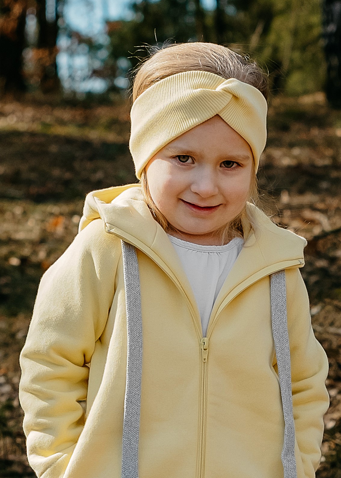 TWIST - opaska kolor Bananowy