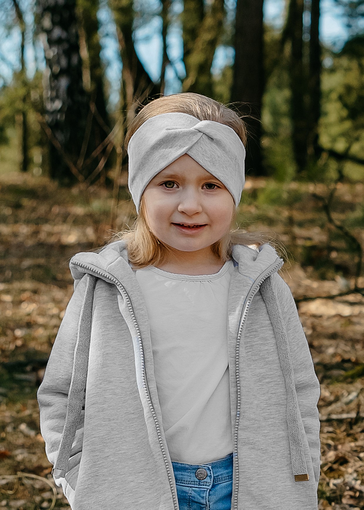 TWIST - opaska kolor Jasnoszary