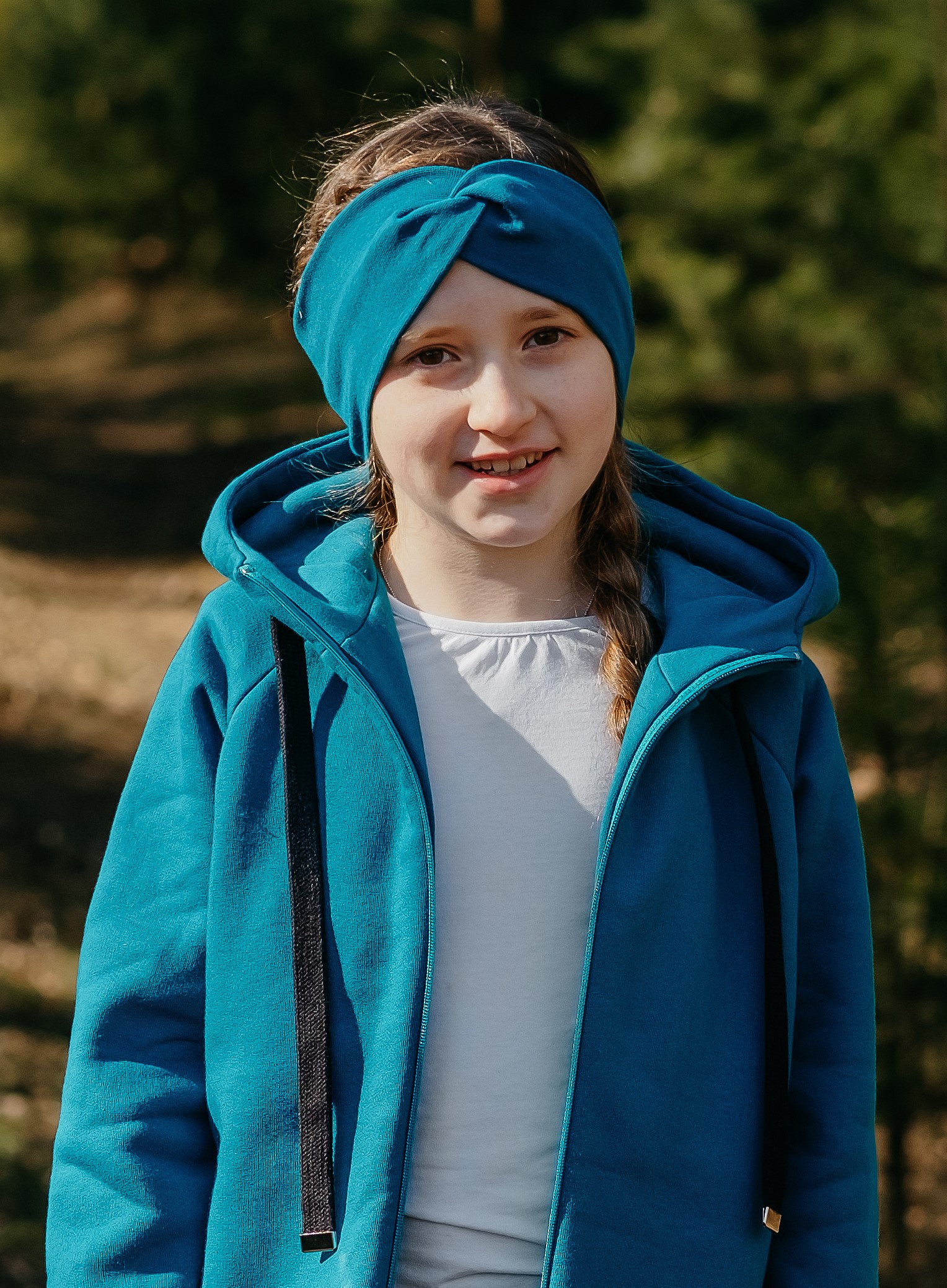 TWIST - opaska kolor Morski