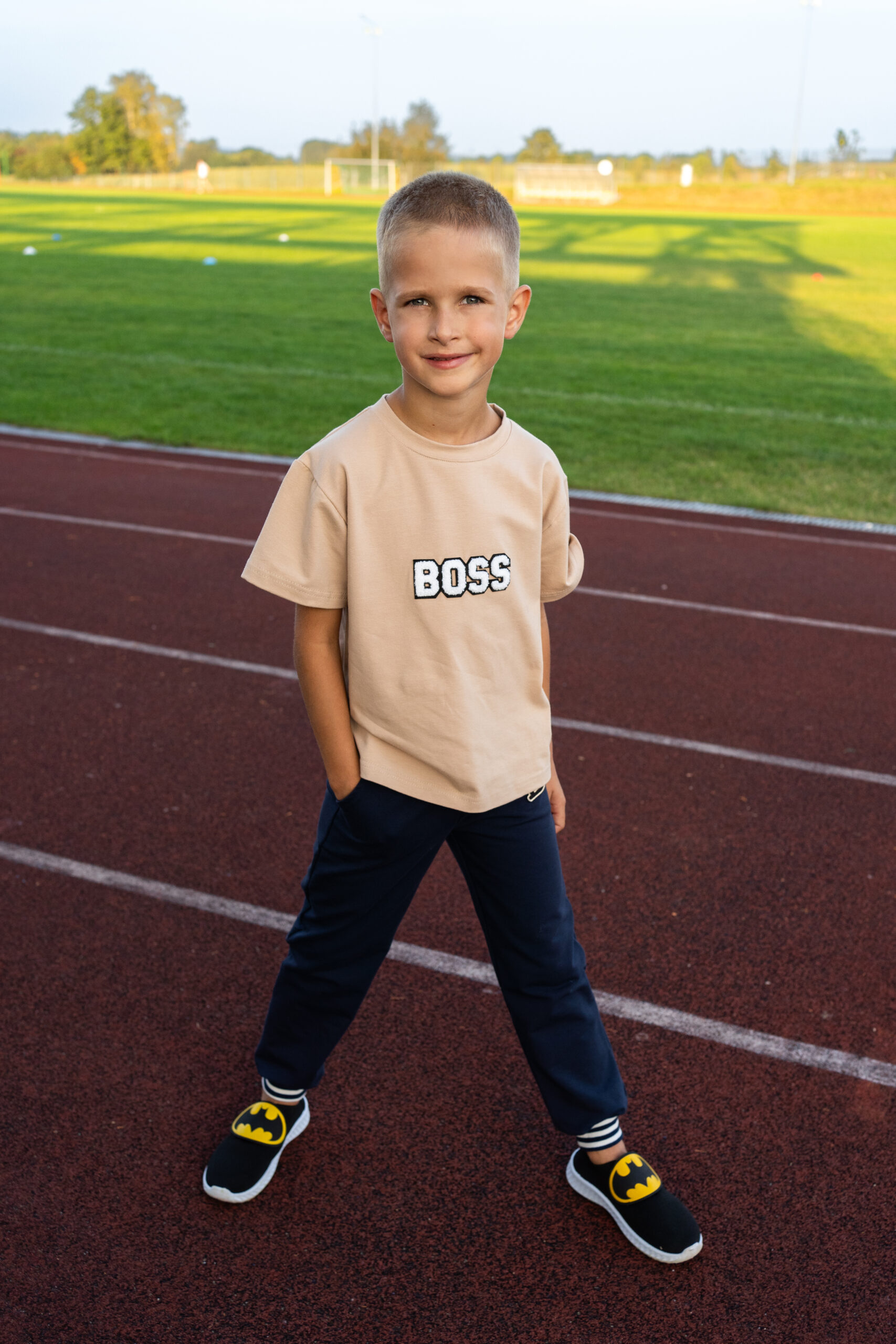 Koszulka BOSS kolor Beż