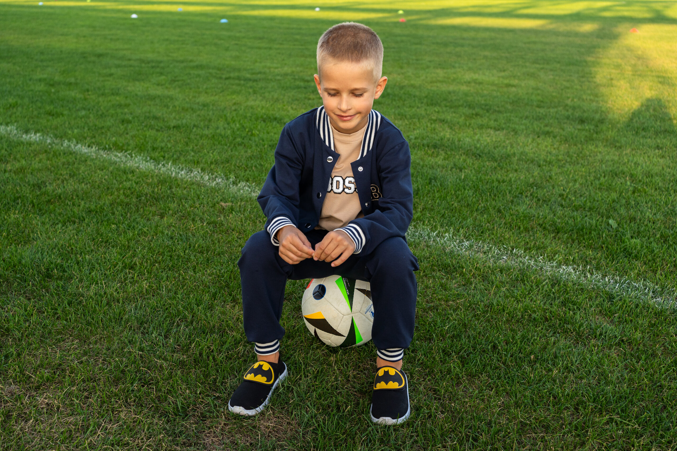 Spodnie dziecięce B kolor Granat