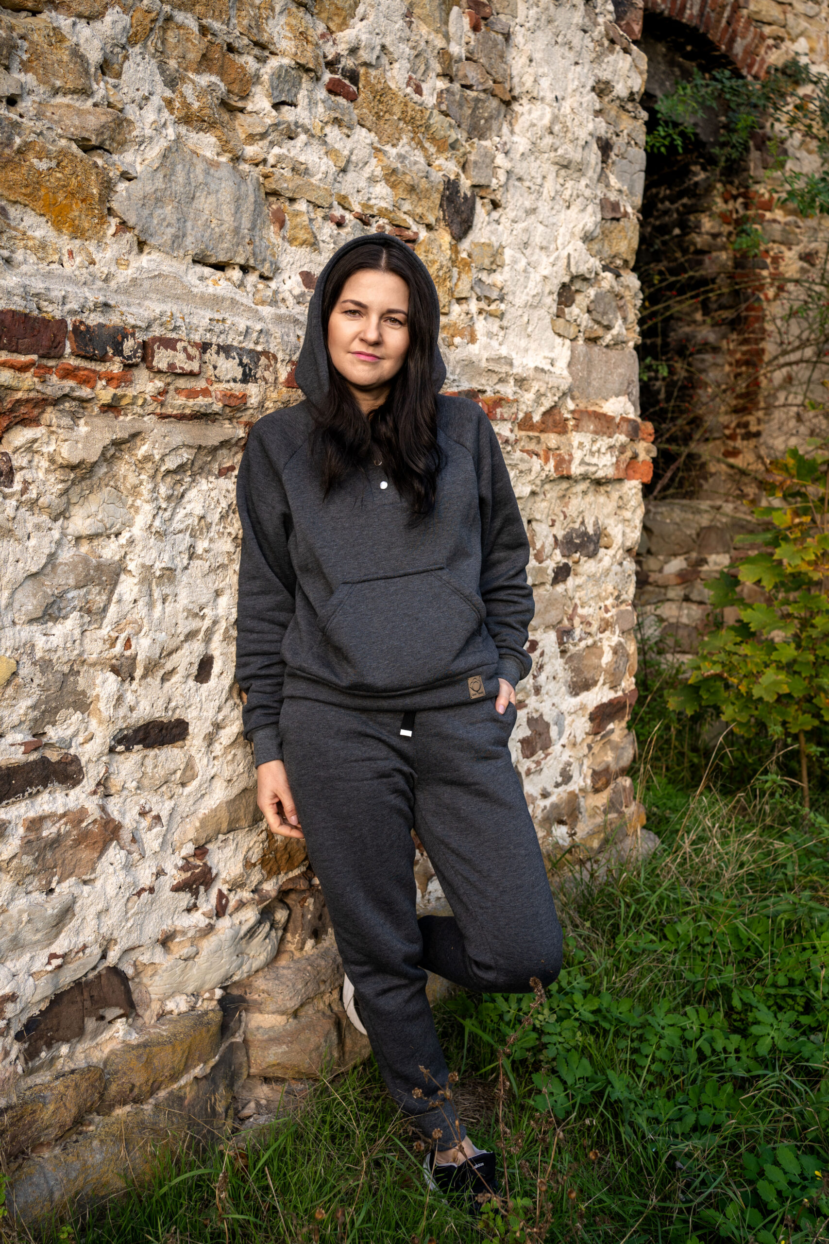 Spodnie dresowe BEZTROSKA  kolor Antracyt