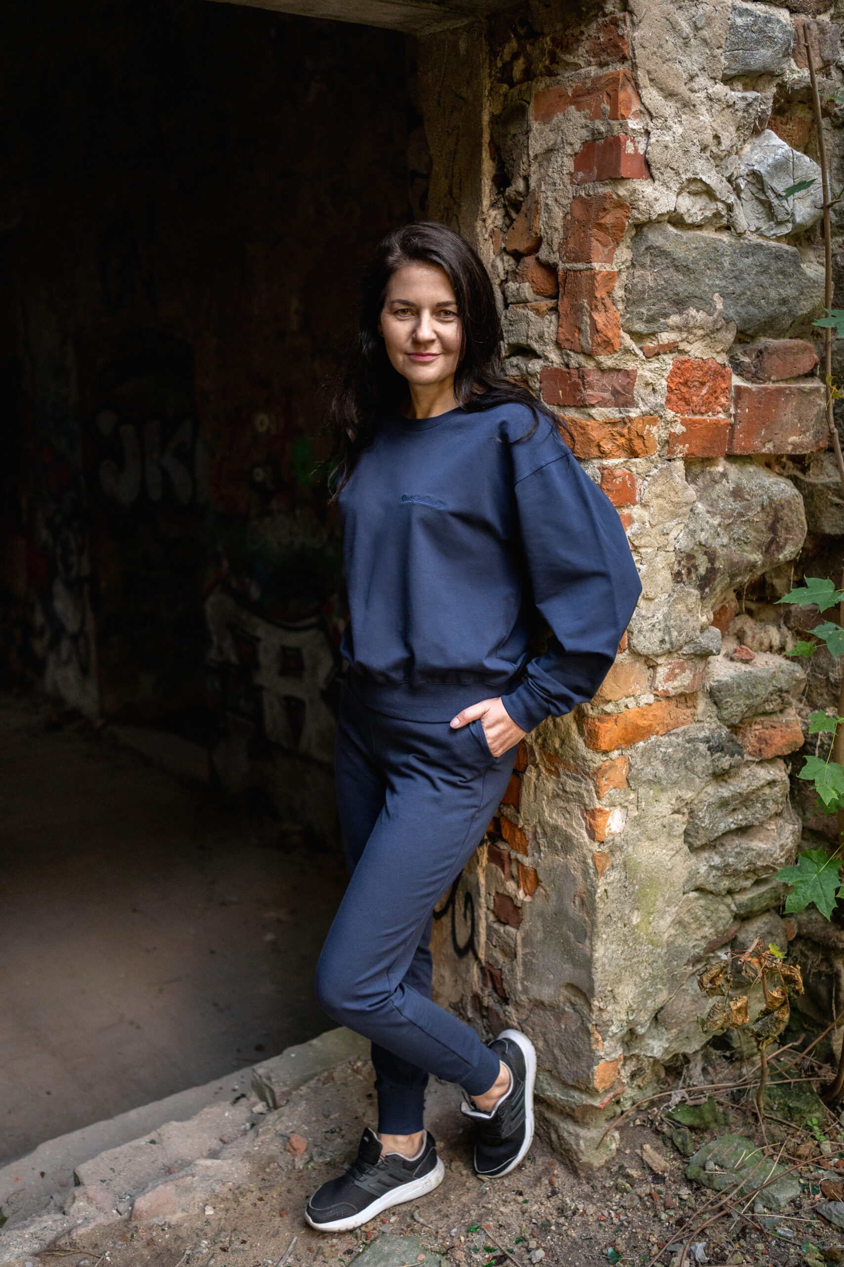 Komplet dresowy BASIC kolor Granat