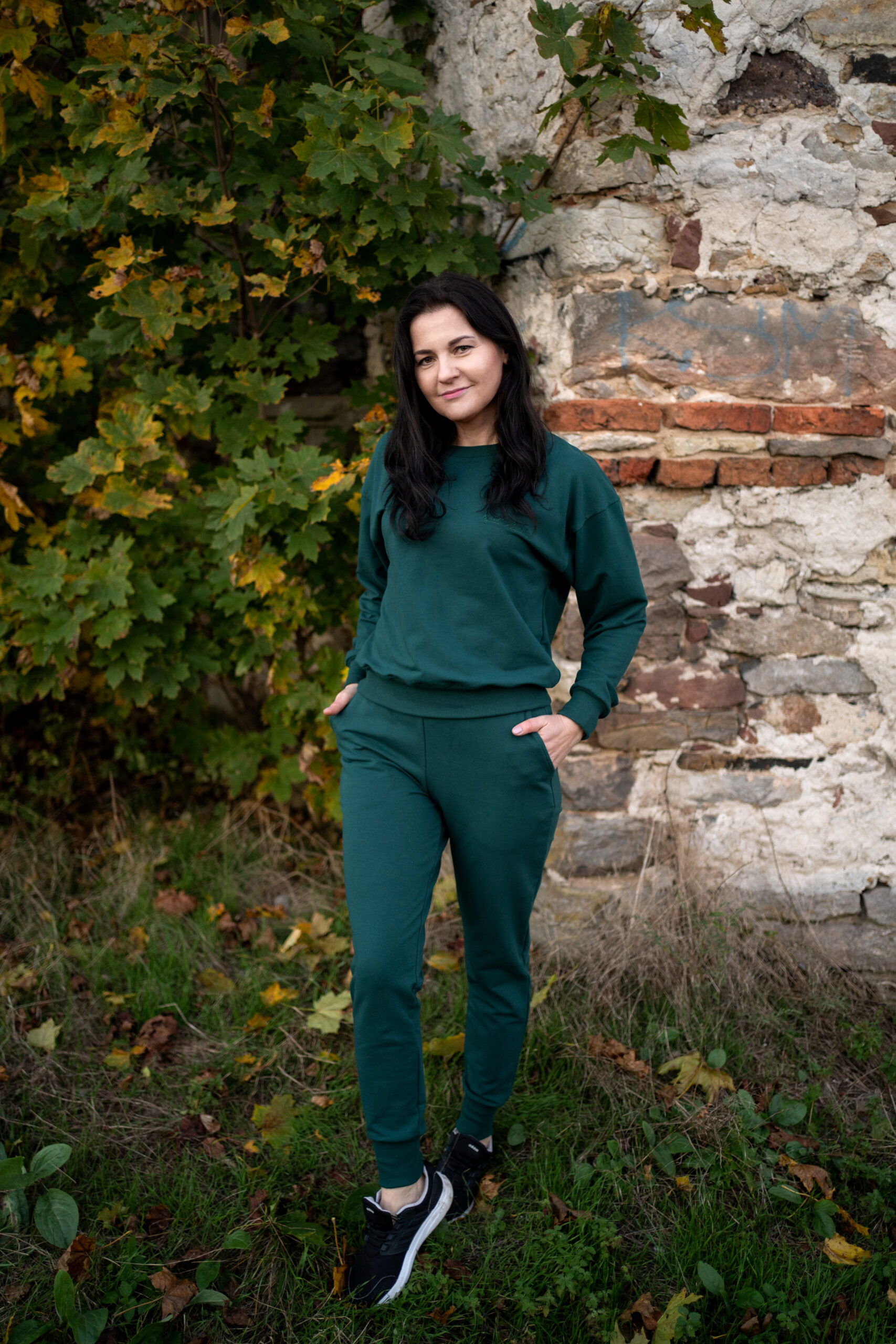 Komplet dresowy BASIC kolor Szmaragdowa Zieleń