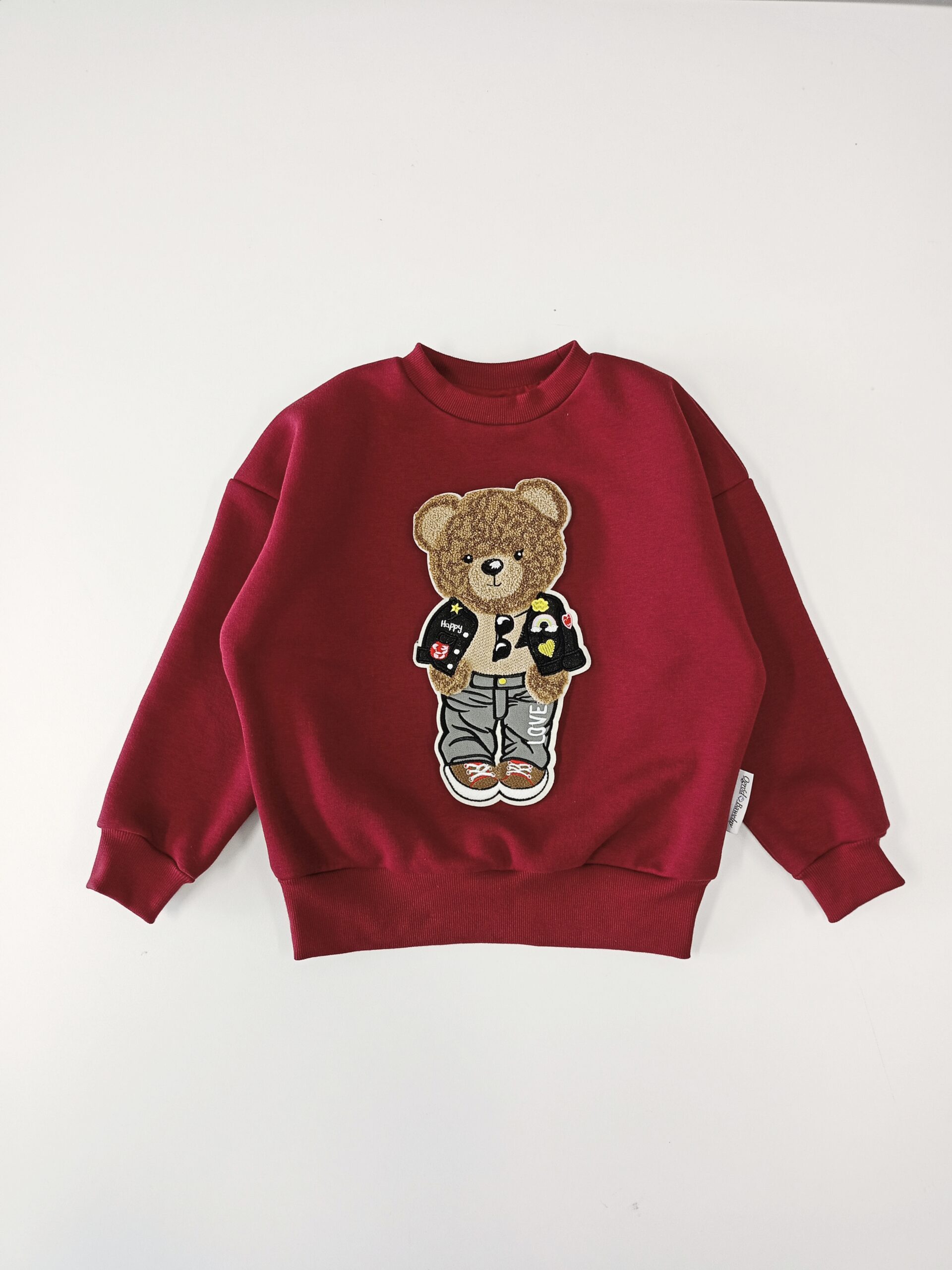 Bluza dziecięca Big Miś - kolor Bordowy