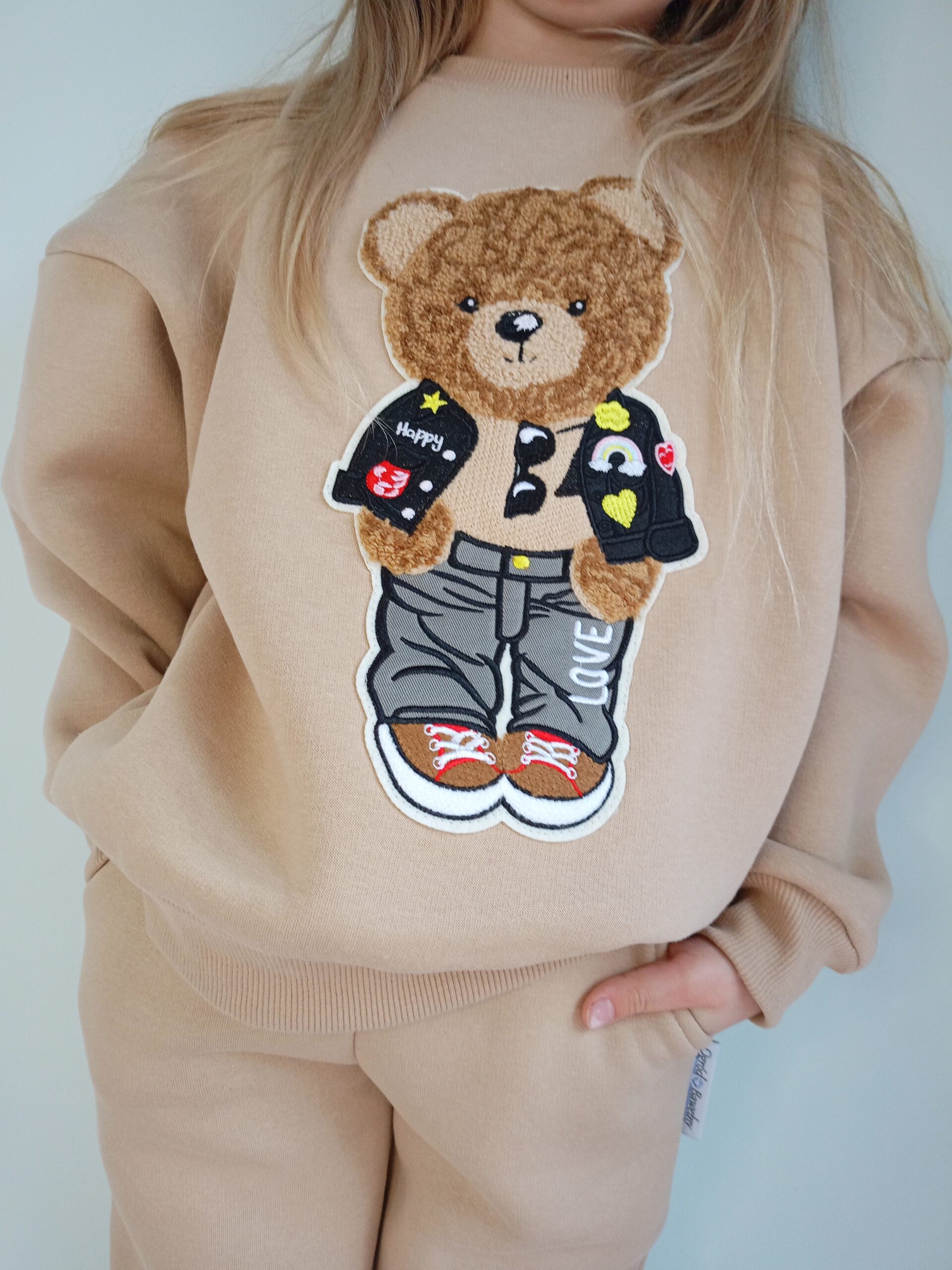 Bluza dziecięca Big Miś - kolor Beż