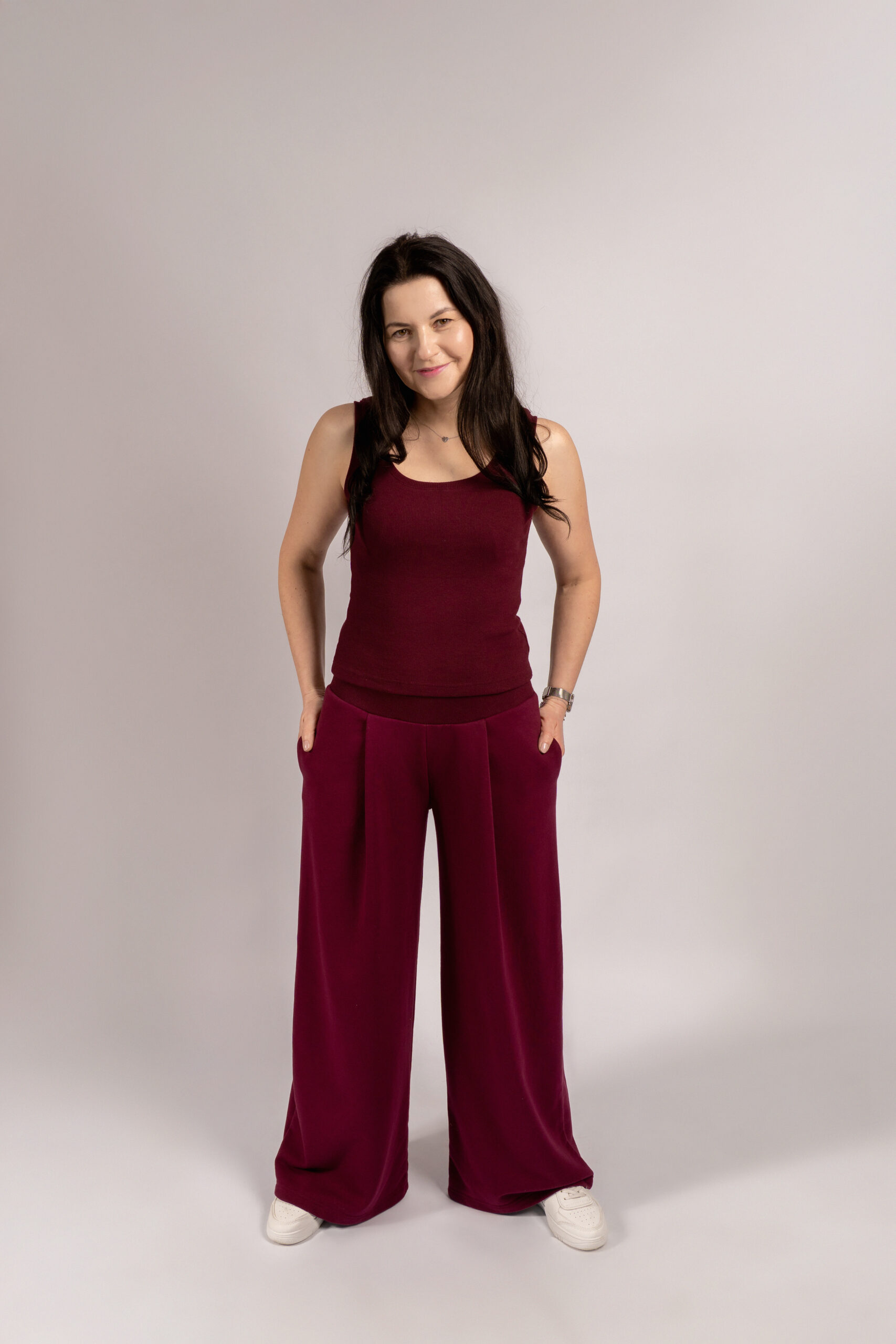Top Lidia kolor Burgund - obrazek 2